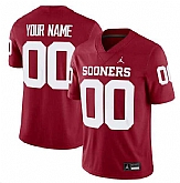 Men's Oklahoma Sooners Active Player Custom Red Stitched Football Jersey,baseball caps,new era cap wholesale,wholesale hats